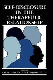 Tapa de Self-Disclosure in the Therapeutic Relationship