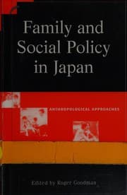 Tapa de Family and social policy in Japan