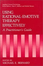 Tapa de Using rational-emotive therapy effectively
