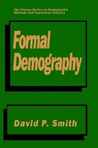 Tapa de Formal demography