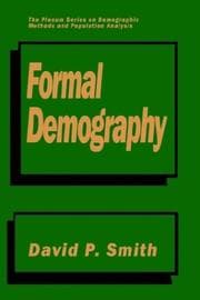 Tapa de Formal demography