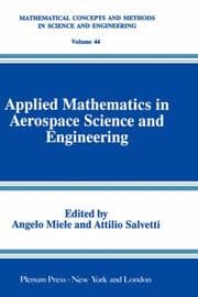 Tapa de Applied mathematics in aerospace science and engineering