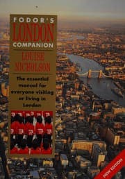 Tapa de Fodor's London companion