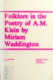 Tapa de Folklore in the poetry of A.M. Klein