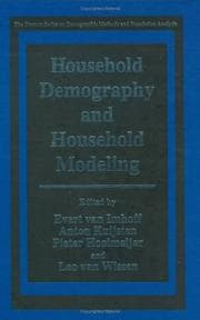 Tapa de Household demography and household modeling