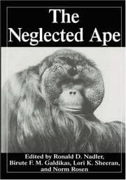 Tapa de The neglected ape