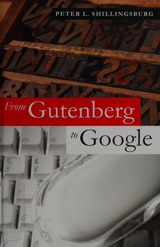 Tapa de From Gutenberg to Google
