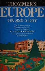 Tapa de Frommer's Europe on $20 a day