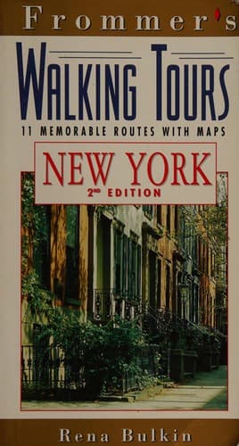 Tapa de Frommer's walking tours