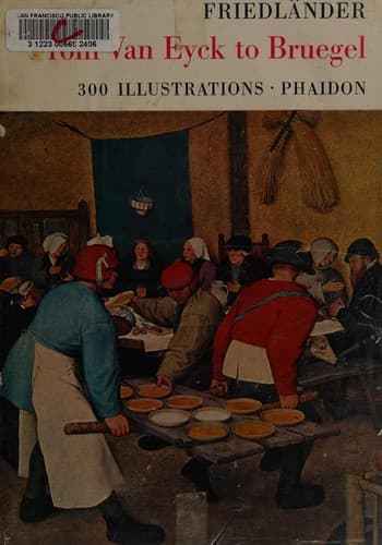 Tapa de Von Eyck bis Bruegel