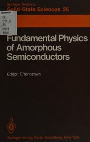 Tapa de Fundamental Physics of Amorphous Semiconductors