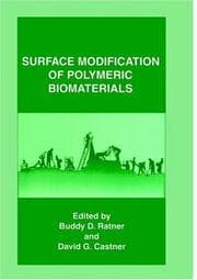 Tapa de Surface modification of polymeric biomaterials