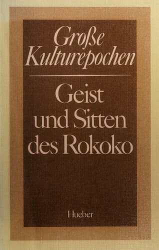 Tapa de Geist und Sitten des Rokoko