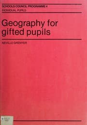 Tapa de Geography for gifted pupils