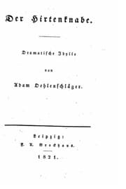 Tapa de Der Hirtenknabe. Dramatische Idylle