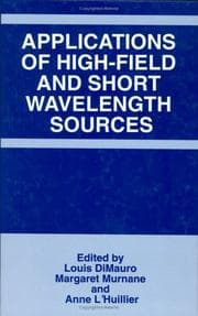 Tapa de Applications of high-field and short wavelength sources