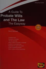 Tapa de Probate Wills and the Law