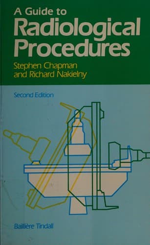 Tapa de A guide to radiological procedures