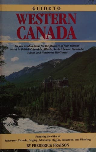 Tapa de Guide to western Canada