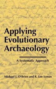 Tapa de Applying evolutionary archaeology