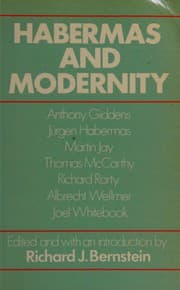 Tapa de Habermas and modernity