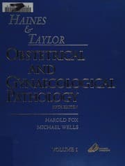 Tapa de Haines and Taylor obstetrical and gynaecological pathology