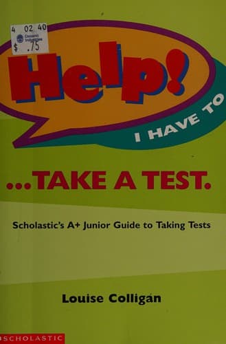 Tapa de Help! I have to -- take a test