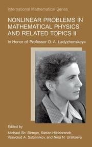 Tapa de Nonlinear Problems in Mathematical Physics and Related Topics II