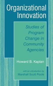 Tapa de Organizational innovation