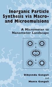Tapa de Inorganic particle synthesis via macro- and microemulsions