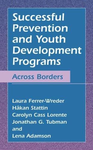 Tapa de Successful prevention and youth development programs