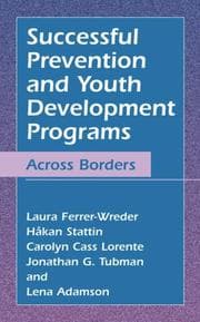 Tapa de Successful prevention and youth development programs