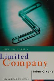 Tapa de How to form a limited company