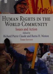 Tapa de Human rights in the world community