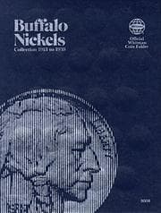 Tapa de Buffalo Nickles Folder 1913-1938 (Official Whitman Coin Folder)