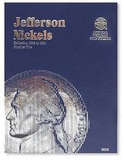 Tapa de Jefferson Nickles Folder 1938-1961 (Official Whitman Coin Folder)