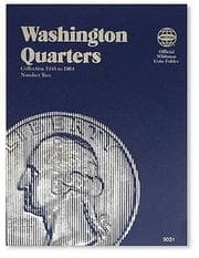 Tapa de Washington Quarter Folder 1948-1964 (Official Whitman Coin Folder)