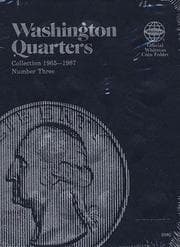 Tapa de Washington Quarter Folder 1965-1987 (Official Whitman Coin Folder)