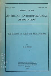 Tapa de The Indians of Cuzco and the Apurimac