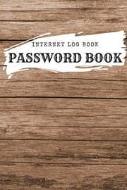 Tapa de Password Book With Tabs : Internet Log Book with Alphabetical Tabs SIZE 6x9 Large Print | Cute Design