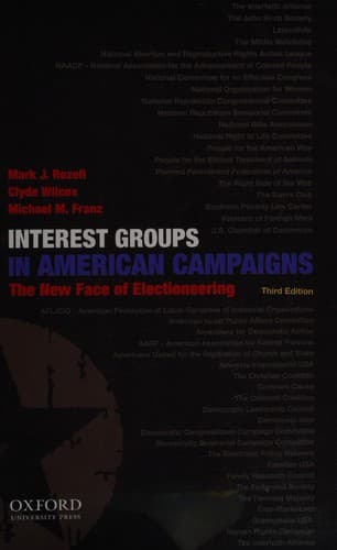 Tapa de Interest groups in American campaigns