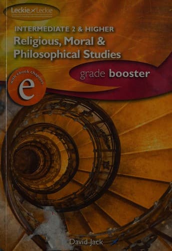 Tapa de Intermediate 2 & Higher religious, moral & philosophical studies