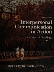 Tapa de Interpersonal communication in action