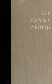Tapa de The invisible writing