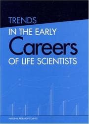 Tapa de Trends in the early careers of life scientists