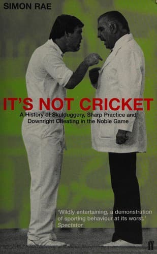 Tapa de It's not cricket