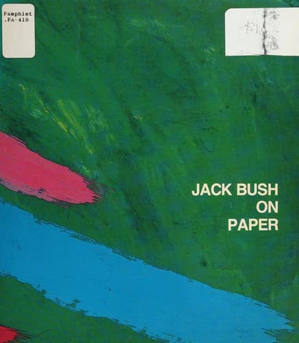 Tapa de Jack Bush on Paper