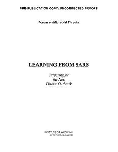 Tapa de Learning from SARS