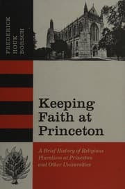 Tapa de Keeping faith at Princeton