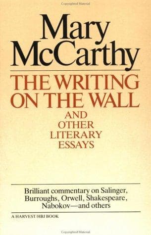 Tapa de Writing On The Wall & Other Lit Essays